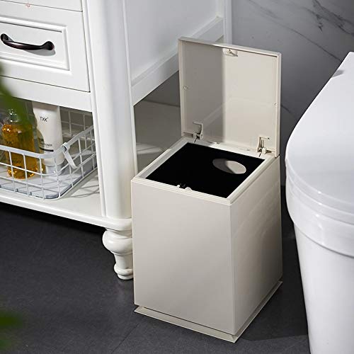 AGRIVA Kuhinja Kan za smeće, prešanje školjkaša kvadratnih limenki, kućni smeće za skladištenje kupaonice kupaonice, sa poklopcem