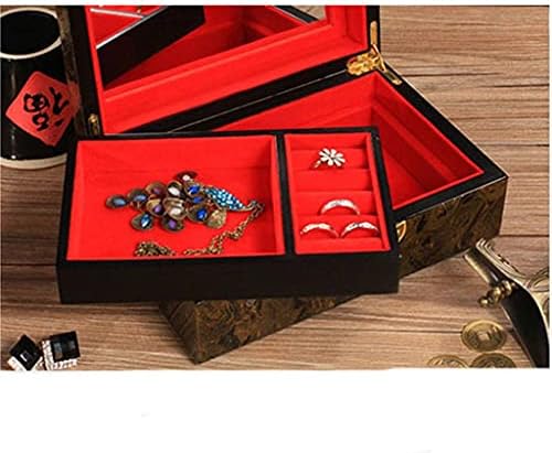 ZSEDP skladište nakita-kutija u kineskom stilu Vintage sa bravom vjenčanje - poklon Organizator za uređenje doma