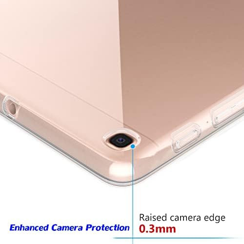 Galaxy Tab A 10.1 Clear CASE, Puxupu Slim Dizajn Fleksibilan soft tpu zaštitni poklopac za Samsung Galaxy Tab A 10,1 inčni 2019 tablet, prozirni