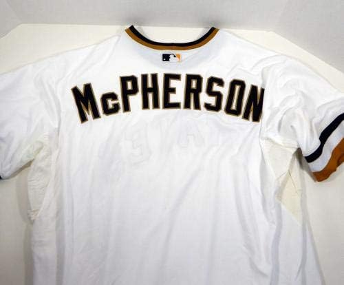2014 Pittsburgh Pirates Kyle McPherson Igra izdana Bijeli dres 1970 Retro TB 49 - Igra Polovni MLB dresovi