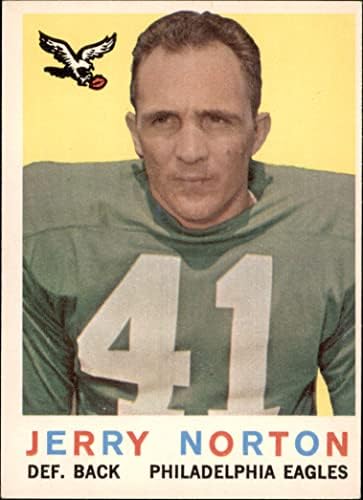 1959 TOPPS # 79 Jerry Norton Philadelphia Eagles ex orlovi Smu