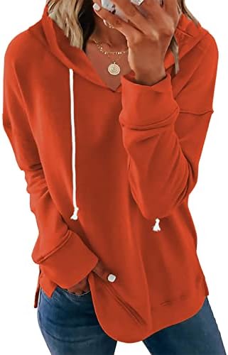 Syellowaft ženska kasuta dukseva dugih rukava modna pulover Duksevi sa slobodnim mestima Tuničke zimske
