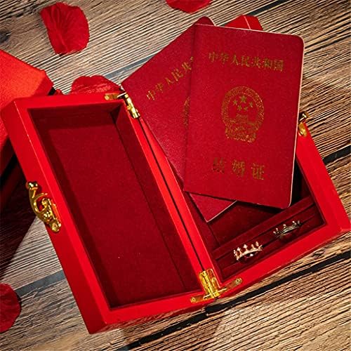 Jahh LacQuerware kutije za nakit Retro kineski stil nakit kutije za pohranu vjenčanih poklona prstenasti
