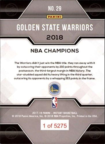 2018. Panini Golden State Warriors Phoners Phones # 29 Stephen Curry 2017-18 Košarkaška kartica