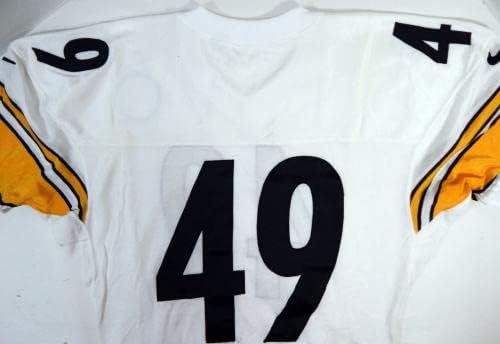 1997 Pittsburgh Steelers # 49 Igra izdana bijeli dres 48 DP21234 - Neintred NFL igra rabljeni dresovi