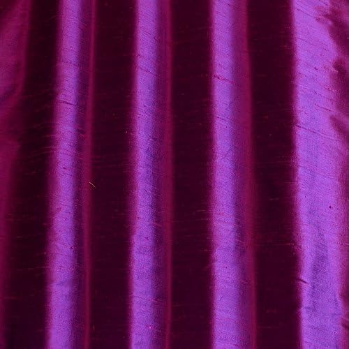 44 široko iridescentna ljubičasta Dupioni svila, svilena tkanina, pored dvorišta