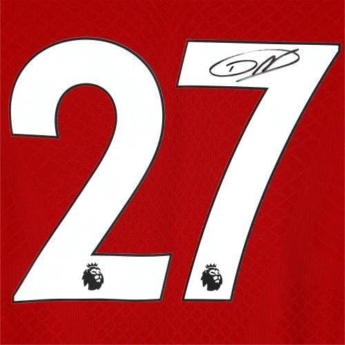 Uramljeno Darwin Nunez Liverpool FC Autographing 2022-23 Crveni Nike Autentični dres - Nogometni dresovi