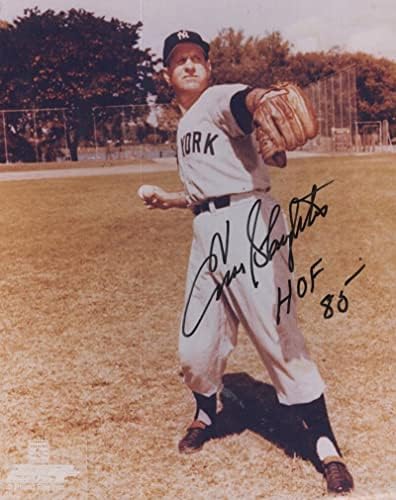 Enos klanje New York Yankees Hof 80 potpisali 8x10 fotografija w / coa