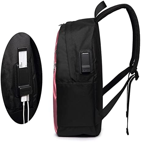 Woodyotime Helluva uloge Boss laptop ruksak školski torbica knjige Daypack sa USB punjenjem slušalica Port