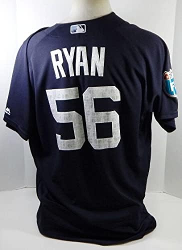 Detroit Tigers Kyle Ryan # 56 Igra Polovni mornarski dres Spring trening zakrpa 7 - Igra Polovni MLB dresovi