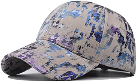Kangma Fashion Muške i ženske pamučne pamučne kape za bejzbol digitalno 3D ispisano na otvorenom Sportski šešir Smiješni tabe HATS Trucker Cap