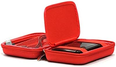 Navitech Red Hard GPS torbica kompatibilna sa Tomtom Car Sat Nav VIA 52, 5