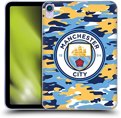 Dizajni za glavu Službeno licencirani Manchester City Man City FC Club Badge Camou Soft Gel Case kompatibilan