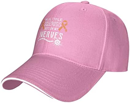 MS Multiple sklerosis svijest, podesivi kaubojski bejzbol kapa šeširi muškarci žene vintage unisex sezone