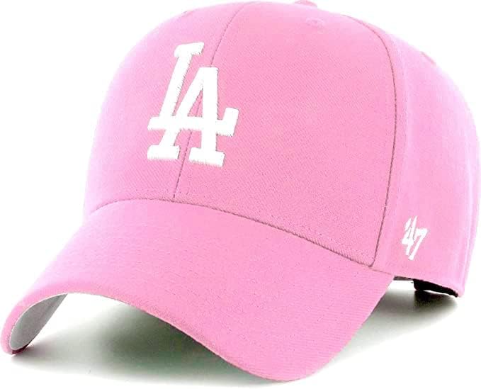'47 Los Angeles Dodgers Muški ženski MVP podesivi ružičasti ružičasti šešir