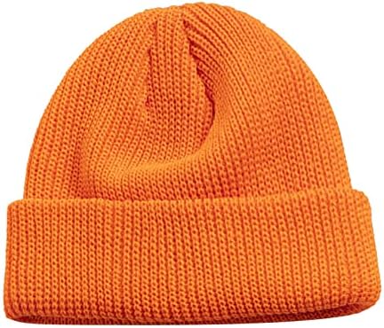 Trendi šeširi za muškarce i žene jednobojne slatke krupne kape pletene Super meke rastezljive tople zimske