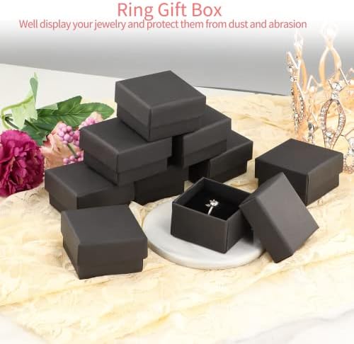 Outgeek 24pcs nakit poklon kutije, male poklon kutije sa umetanjem pene za zaštitu naušnica kućišta nakit kraft