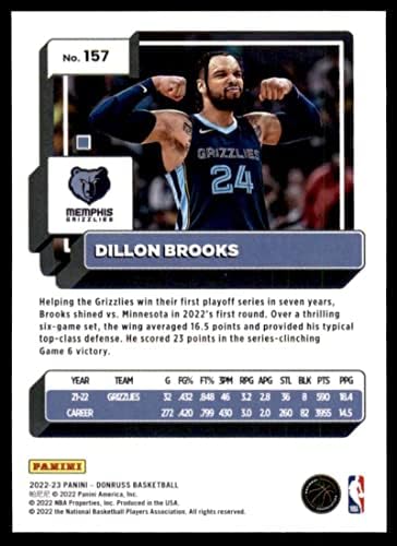 Dillon Brooks 2022-23 Donruss # 157 Nm + -MT + NBA košarkaški grizsli