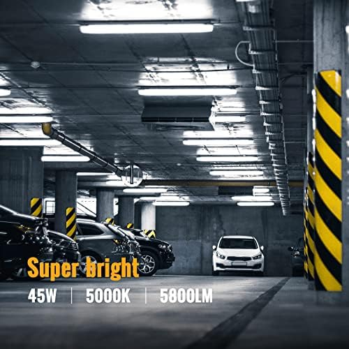 SpeePlant Led Shop Light 4ft 10 pakovanja, 45W 5800LM 5000K, Linkable 4 Foot LED Shop svjetla, Super Bright