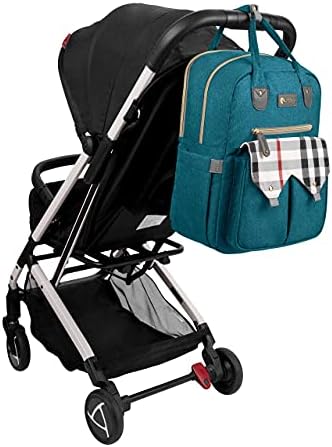 Lifesky Back Back Raksak, velike multifunkcionalne torbe za bebe, vodootporne putničke pelene paketi, plavi