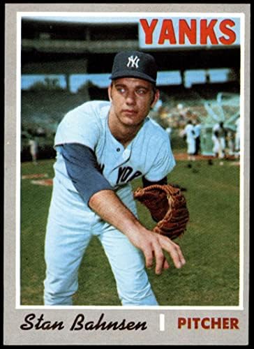 TOPPS 1970. 568 Stan Bahnsen New York Yankees Ex / Mt Yankees
