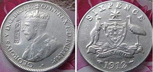 Australija Six Pence 1912 Copy Coin Coin Copy Day za njega