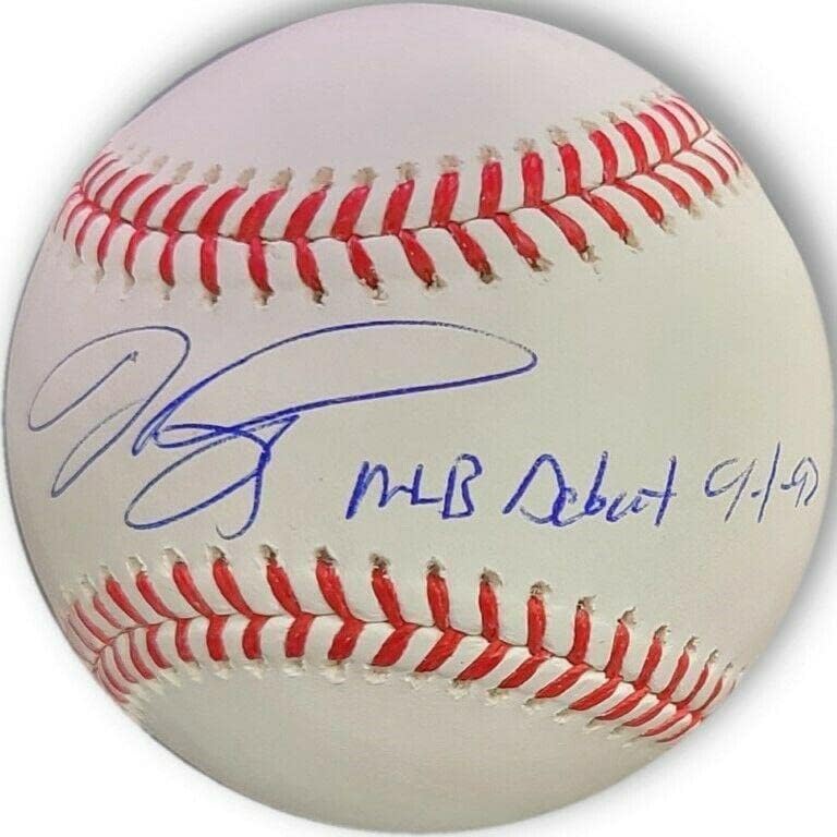 Mike Piazza ručna potpisana autogramirana MLB bejzbol Dodgers Mets MLB Debit MLB Holo - autogramirani bejzbol