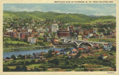 Fairmont, Postcard Zapadna Virdžinija