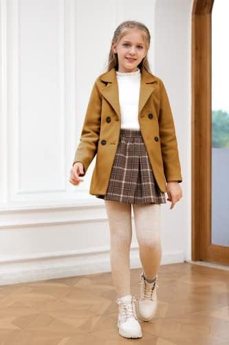 Beba deca dečaci devojčice klasična mešavina vune zimski dvostruki grudi Trench Coat Outwear sako od graška
