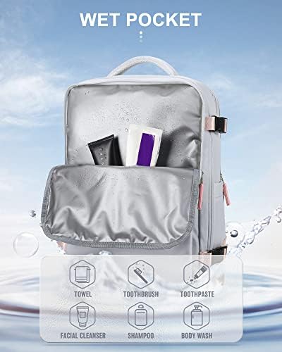 bergsalz Travel Backpack Essentials za žene muškarci Airline odobren lični predmet putna torba College Laptop