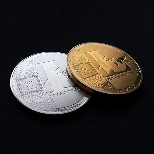 Litecoin Bijela virtualna komemorativna kovanica Litecoin Coin Medal Replica Handicraft Collection Suvenir