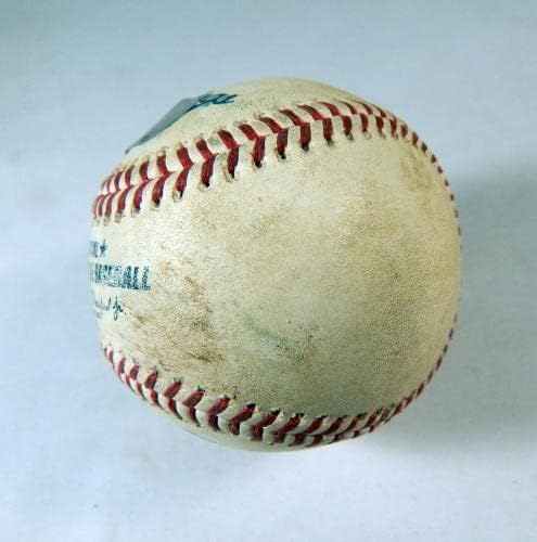 2022 New York Mets Miami Marlins Igra Rabljeni bejzbol Pablo Lopez Mark Canha Ball - Igra Polovne bejzbol