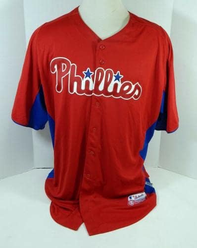 2011-13 Philadelphia Phillies Ray Burris # 34 Igra Polovni crveni dres St BP 54 041 - Igra Polovni MLB dresovi