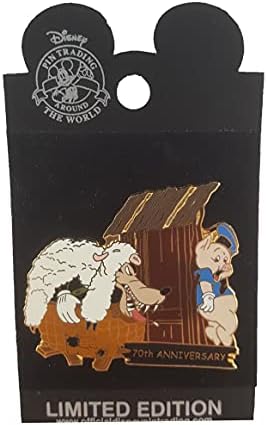 Disney Pin - 3 male svinje - 70. godišnjica-Wood House