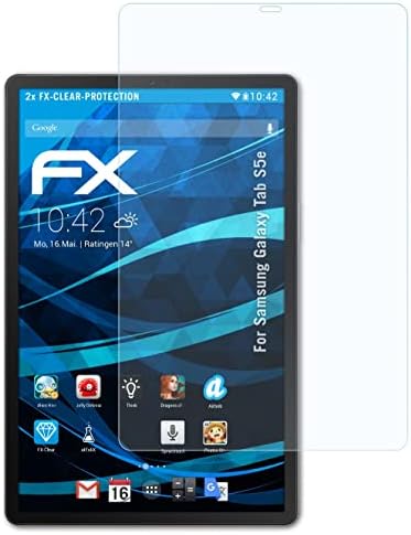 Atfolix film za zaštitu ekrana kompatibilan sa Samsung Galaxy Tab S5e zaštitom ekrana, Ultra-Clear FX zaštitnom