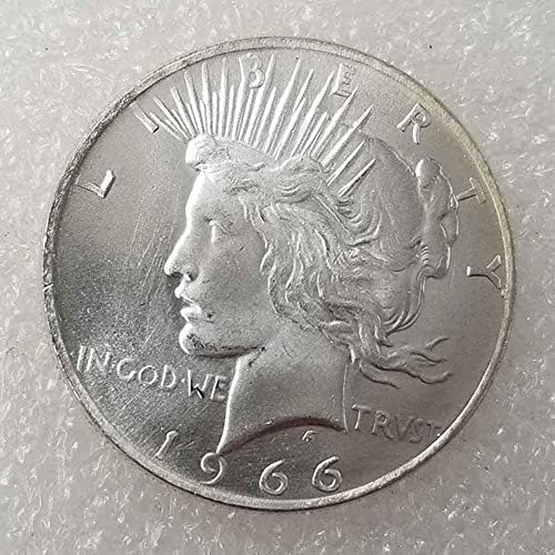 1966. Besplatna replika kovanica American Big Coin ručno uređen stari novčići za zanimljivi hoboski nikl