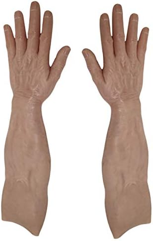 Fhuili silikonska Muška rukavica za Crossdresser - realistična silikonska lažna ruka Umjetna koža realistična