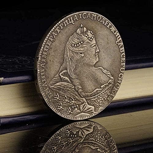 Ruski 1740 Queen Anna Komemorativni dolar dolar za coin Eagle Yang Yang Yang Drevna kolekcija sa kolekcijom