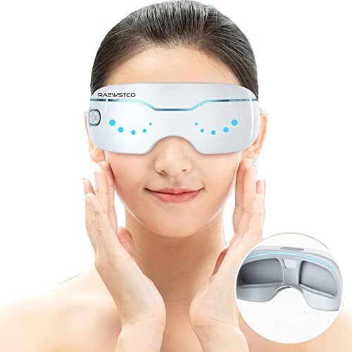Raewstco Smart Eye Massager Parna maska ​​za oči Konstantna temperatura Vruća komprimira 360 stepeni Prikladno