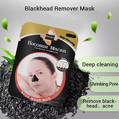 Hklancui Peel off maska za lice,trake pora za dubinsko čišćenje, trake za nos za uklanjanje mitesera, sa trenutnim Odčepljivanjem pora, 10 brojanja, bez ulja, nekomedogena upotreba