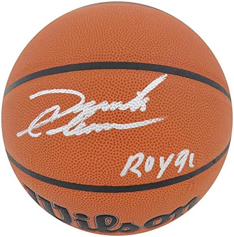 Derrick Coleman potpisao Wilson Indoor / vanjsku NBA košarku W / Roy'91 - autogramirane košarkama