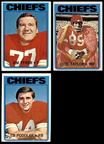 1972. TOPPS Kansas City Chiefs Team Set Kansas Chiefs Ex / MT + poglavari