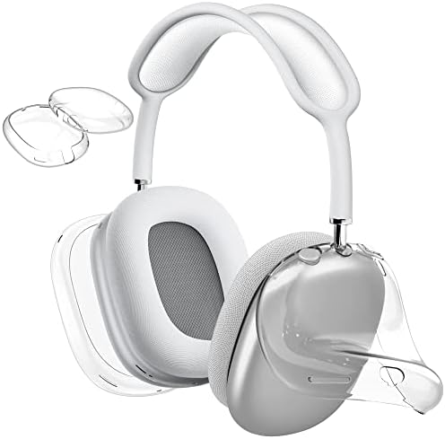 Poklopac kućišta za airpods max, anti-ogrebotina Clear Soft TPU futrola za airpod max pokrivač, prozirne slušalice