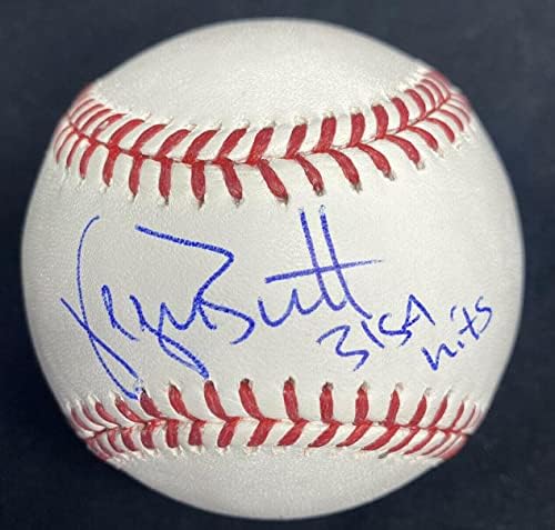 George Brett 3.154 pogodio potpisan bejzbol JSA - autogramirani bejzbol