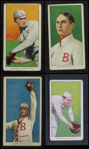 1909 T206 Boston Braves Team Set Boston Braves Vg / Ex Hrabres