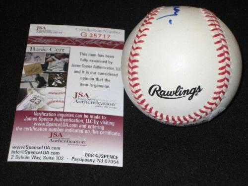 Bill Rigney Divovi potpisali su autentične hawlings na baseball JSA rijetko - autogramirane baseball