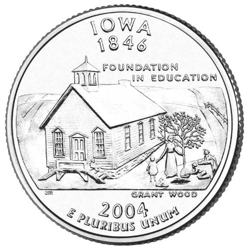 2004-P Iowa State Quarter Bu Roll