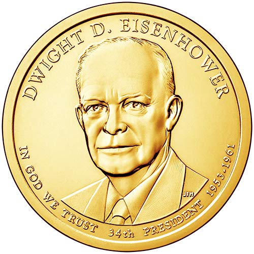 2015 p pozicija B BU Dwight D. Eisenhower Predsjednički dolar izbora Necirkulirano američko metvica