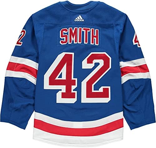 Brendan Smith New York Rangers Rabljeni # 55 plavi dres od otvorne noći vs. Winnipeg Jets 3. listopada 2019. - Cilj veličine 56-1 - igra polovno NHL dresovi