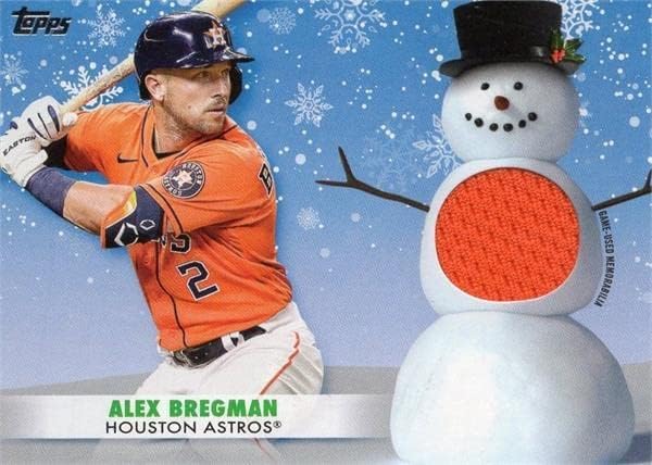 Alex Bregman Player Igrač za patse za patch baseball Card 2021 TOPPS Walmart Holiday #wrcabr - MLB igra polovne dresove